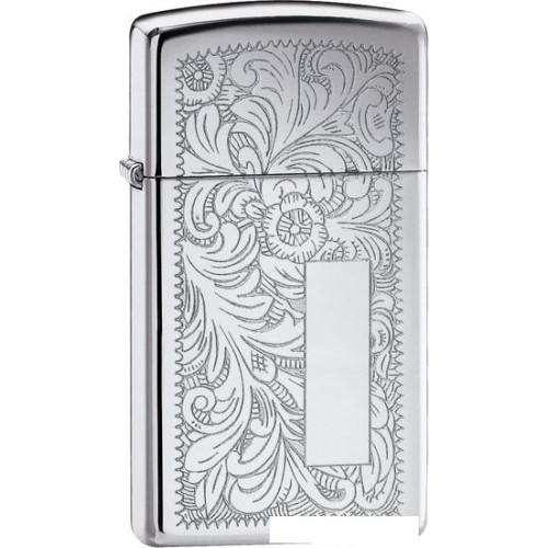 Зажигалка Zippo Slim Venetian 1652 High Polish Chrome