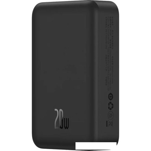 Внешний аккумулятор Baseus Magnetic Mini Wireless Fast Charge Power Bank 20W 20000mAh (черный)