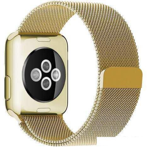 Браслет Rumi Milanese loop металлический для Apple Watch 38/40/41mm (золотистый)