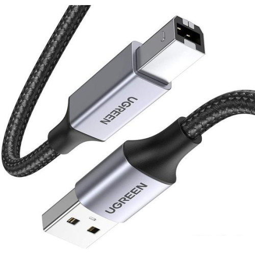 Кабель Ugreen US369 80804 USB Type-A - USB Type-B (3 м, черный)