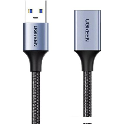 Кабель Ugreen US115 10495 USB Type-A - USB Type-A (1 м, черный)