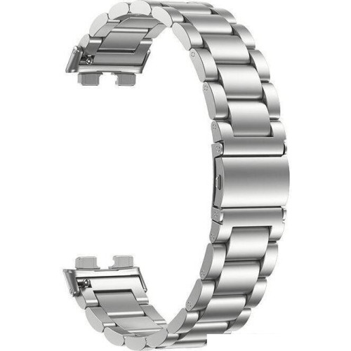 Браслет Rumi Heavy металлический для Huawei Band 8 (серебристый)
