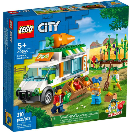 Конструктор LEGO City 60345 Фургон для фермерского рынка