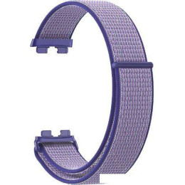 Ремешок Rumi Velcro нейлоновый для Huawei Band 8 (лавандовый)