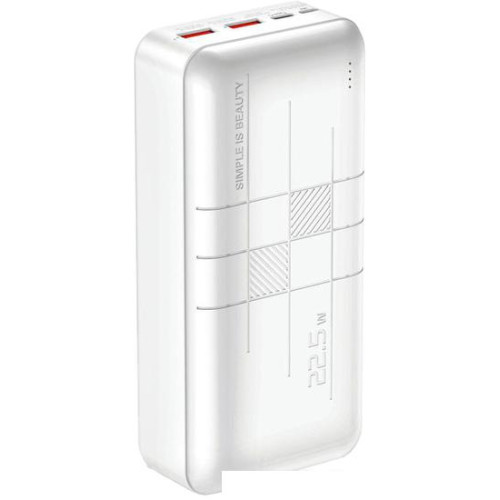 Внешний аккумулятор XO PR189 30000mAh (белый)