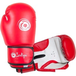 Перчатки для единоборств Indigo PS-799 (6 oz, красный)