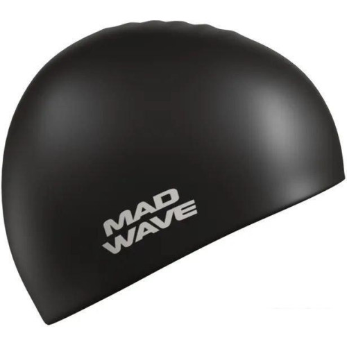 Шапочка для плавания Mad Wave Intensive (черный)