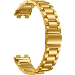 Браслет Rumi Heavy металлический для Huawei Band 8 (золотистый)