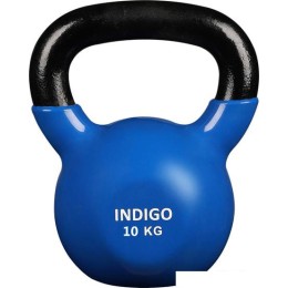 Гиря Indigo IN132 10 кг (черный/синий)