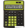 Бухгалтерский калькулятор BRAUBERG Extra Color-12-BKLG 250477 (черный/салатовый)