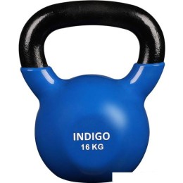 Гиря Indigo IN132 16 кг (черный/синий)