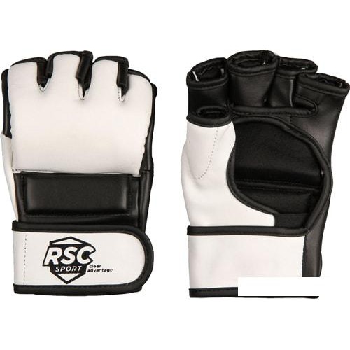 Перчатки для единоборств RSC Sport BF-MM-4006 XL (белый/черный)