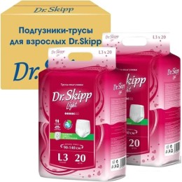 Подгузники для взрослых Dr.Skipp Light L3 (40 шт)