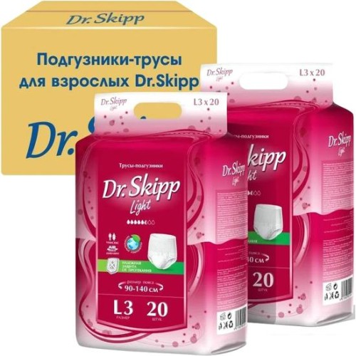 Подгузники для взрослых Dr.Skipp Light L3 (40 шт)