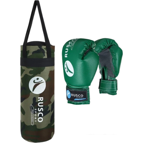 Детский набор для бокса Rusco Sport 4oz (хаки)
