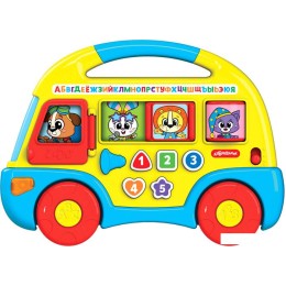 Развивающая игрушка Азбукварик Автобус Первые знания 2808A