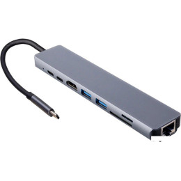 Док-станция Perfeo USB Type-C 8in1 PF-Type-C-14