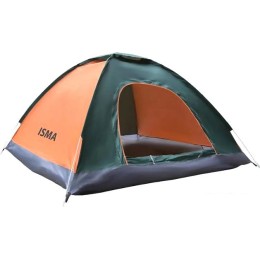 Треккинговая палатка ISMA LY-1622 (оранжевый/зеленый)