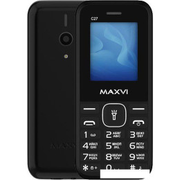 Кнопочный телефон Maxvi C27 (черный)