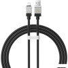 Кабель Baseus CoolPlay Series USB Type-A - Lightning (1 м, черный)