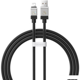 Кабель Baseus CoolPlay Series USB Type-A - Lightning (1 м, черный)