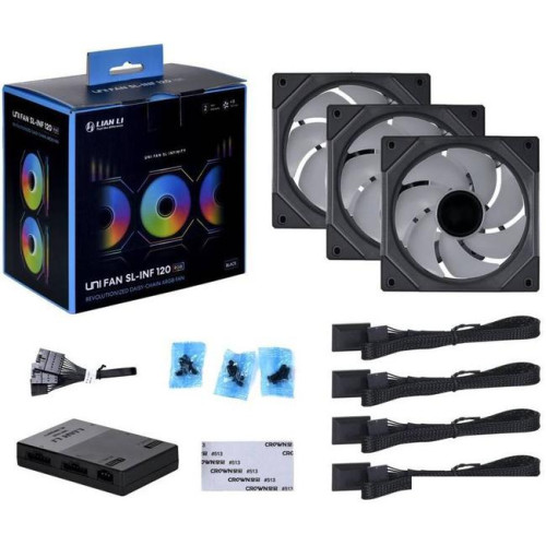Набор вентиляторов с контроллером Lian Li Uni Fan SL Infinity 120 ARGB G99.12SLIN3B.00