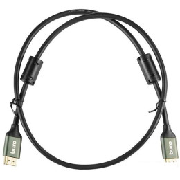Кабель Buro BHP-HDMI-2.1-1G (1 м, черный)