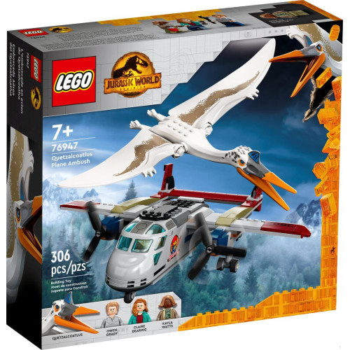Конструктор LEGO Jurassic World 76947 Кетцалькоатль: нападение на самолет