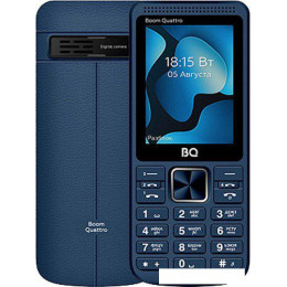 Кнопочный телефон BQ-Mobile BQ-2455 Boom Quattro (синий)
