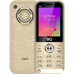 Кнопочный телефон BQ-Mobile BQ-2457 Jazz (золотистый)