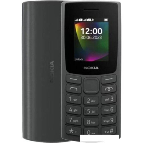 Кнопочный телефон Nokia 106 (2023) Dual SIM TA-1564 (угольный)