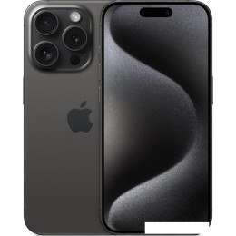 Смартфон Apple iPhone 15 Pro 256GB (черный титан)