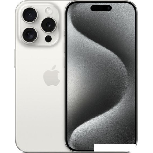 Смартфон Apple iPhone 15 Pro 256GB (белый титан)