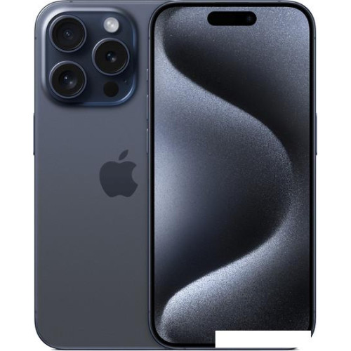 Смартфон Apple iPhone 15 Pro 128GB (синий титан)