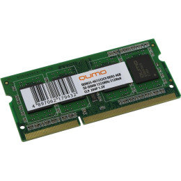 Оперативная память QUMO 4ГБ DDR3 SODIMM 1333 МГц QUM3S-4G1333K9R/C9