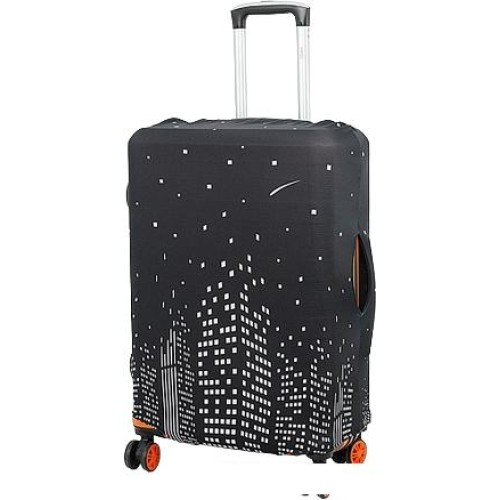 Чехол для чемодана Grott универсальный 210-LCS539 75 см (ночной город)