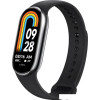 Фитнес-браслет Xiaomi Smart Band 8 (серый, с черным силиконовым ремешком, международная версия)