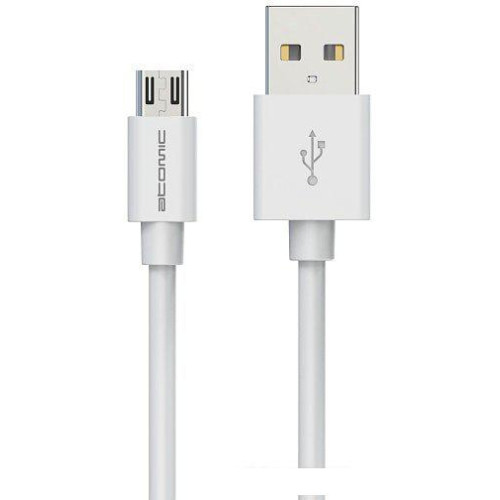 Кабель Atomic HQ-base microUSB (белый)