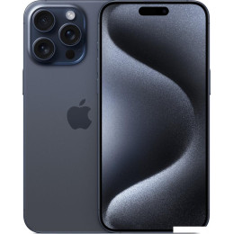 Смартфон Apple iPhone 15 Pro Max Dual SIM 1TB (синий титан)