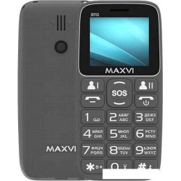 Кнопочный телефон Maxvi B110 (серый)