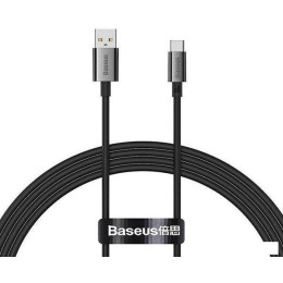 Кабель Baseus Superior Series Fast Charging USB Type-A - USB Type-C (1 м, черный)