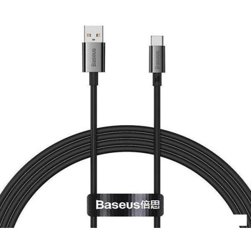 Кабель Baseus Superior Series Fast Charging USB Type-A - USB Type-C (1 м, черный)