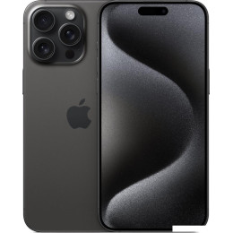 Смартфон Apple iPhone 15 Pro Max Dual SIM 1TB (черный титан)