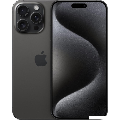 Смартфон Apple iPhone 15 Pro Max Dual SIM 1TB (черный титан)