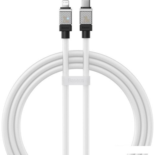 Кабель Baseus CoolPlay Series USB Type-C - Lightning (1 м, белый)