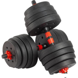 Набор гантелей с грифом для штанги VictoryFit VF-DC250 2x12.5 кг