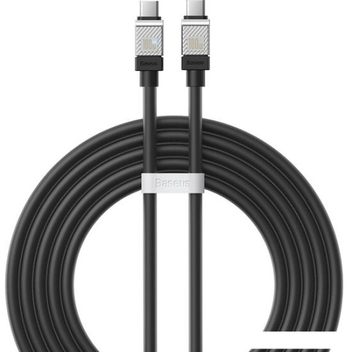 Кабель Baseus CoolPlay Series USB Type-C - USB Type-C (2 м, черный)