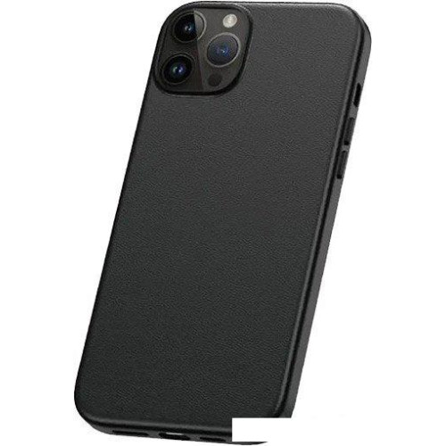 Чехол для телефона Baseus Fauxther для iPhone 15 Pro Max (черный)