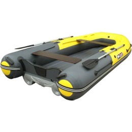 Моторно-гребная лодка Reef RF-370S-Max (темно-серый/желтый)