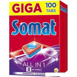 Таблетки для посудомоечной машины Somat All in one 8 Actions (100 шт)